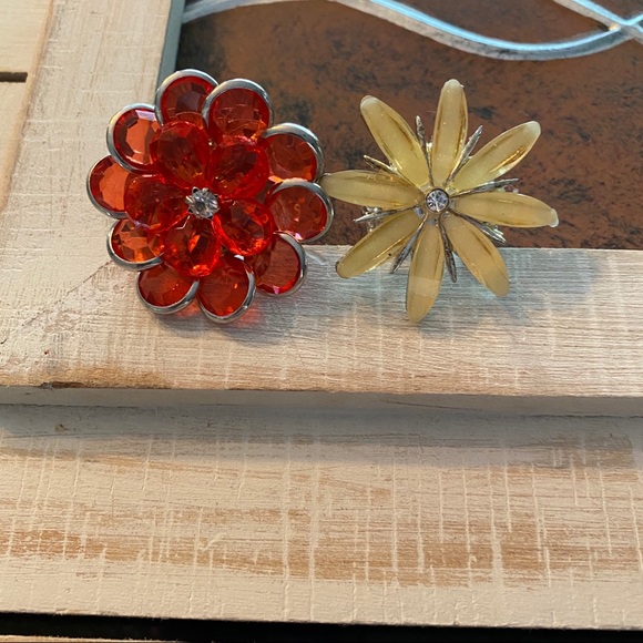 Flower ring pair - Picture 4 of 6